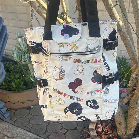 Handbags - Used Colorful Graphic Tote Bag